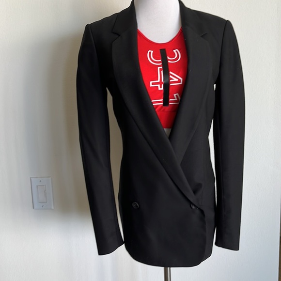 Woman’s helmet lung size 0 blazer jacket black - Picture 2 of 9